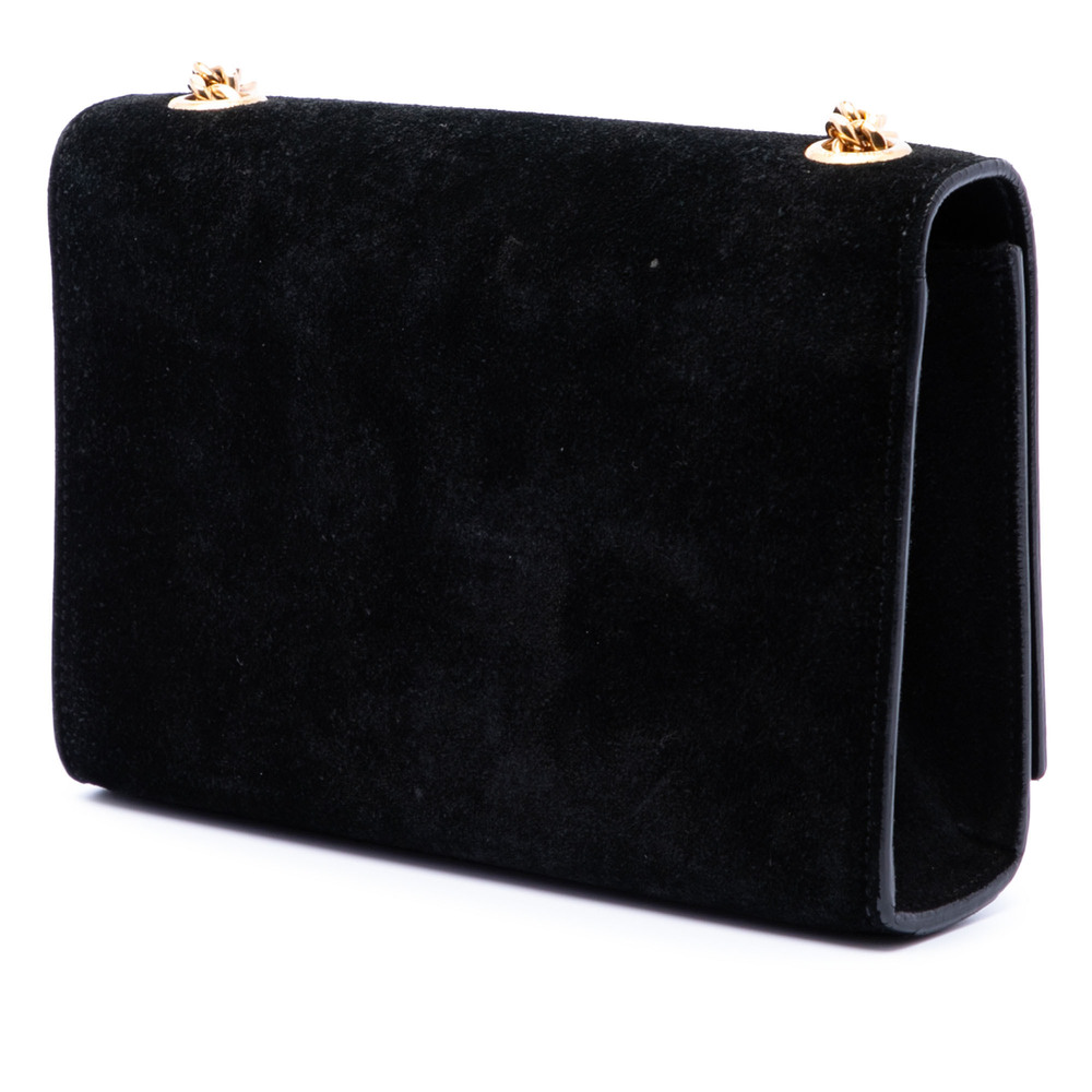 Pre-Loved Saint Laurent Small Suede Monogram Kate Tassel Crossbody - Picture 2 of 8